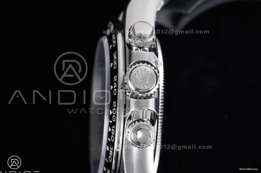 Diamonds SoftTouch Oysterflex Dial Strap Silver 816 Black (Weighted) VS4131 on 1:1 Best V2 126519 VSF Daytona Edition 1103